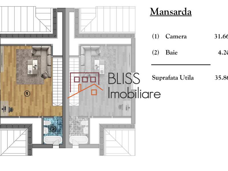 6-Room Duplex House In Otopeni – Briza4Seasons | BLISS Imobiliare, Bucharest / Ilfov | Bliss Imobiliare / Photo 22 - BLISS Imobiliare