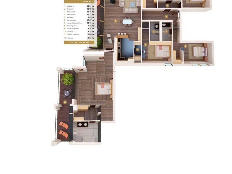 Apartment for Rent Baneasa | Sisesti | Jandarmerie | Straulesti | Sector 1, Bucharest - 4 Bedroom - ID:119783 | Bliss Imobiliare / Photo 27 - BLISS Imobiliare