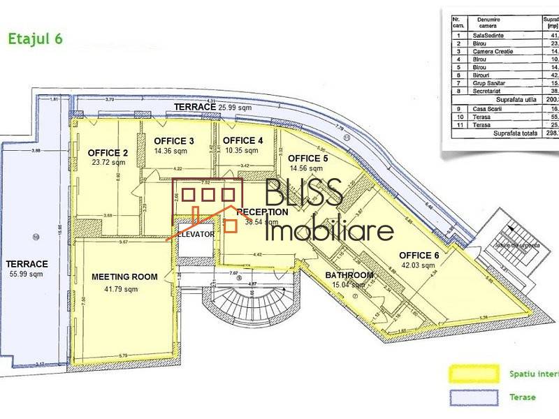 Office space for Rent KM 0 | Ultracentral, Bucharest - 7 Rooms - ID:120912 | Bliss Imobiliare / Photo 10 - BLISS Imobiliare
