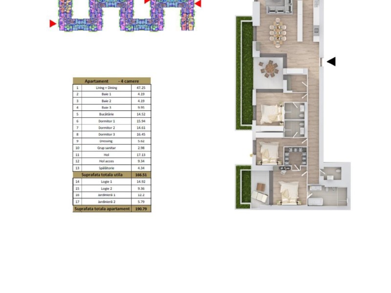 Apartament de Inchiriat Baneasa | Sisesti | Jandarmerie | Straulesti | Sector 1 - 4 Camere - ID:121824 | Bliss Imobiliare / Photo 9 - BLISS Imobiliare