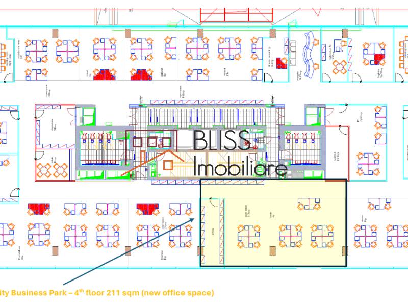 Office space for Rent Iancu Nicolae | Pipera, Bucharest / Ilfov - ID:142887 | Bliss Imobiliare / Photo 14 - BLISS Imobiliare