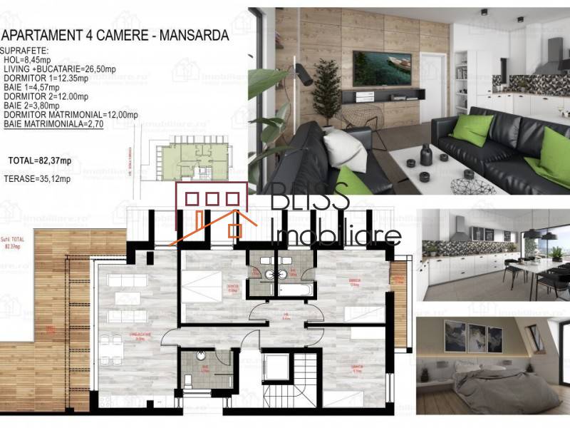 Apartment for Sale Dorobanti | Primaverii | Kiseleff | Aviatorilor, Bucharest - 3 Bedroom - ID:46775 | Bliss Imobiliare / Photo 20 - BLISS Imobiliare