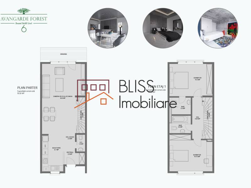 Casa de Vanzare Oras Voluntari - 3 Camere - ID:70637 | Bliss Imobiliare / Photo 14 - BLISS Imobiliare
