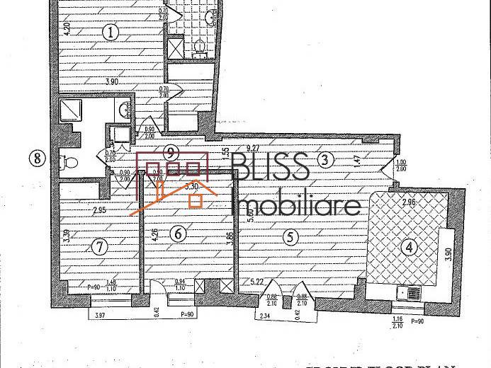 Apartment for Sale KM 0 | Ultracentral, Bucharest - 3 Bedroom - ID:40008 | Bliss Imobiliare / Photo 6 - BLISS Imobiliare