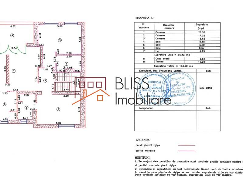 Vila de Inchiriat Iancu Nicolae | Pipera - 5 Camere - ID:78960 | Bliss Imobiliare / Photo 20 - BLISS Imobiliare