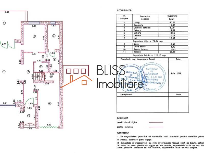 Vila de Inchiriat Iancu Nicolae | Pipera - 5 Camere - ID:78960 | Bliss Imobiliare / Photo 19 - BLISS Imobiliare