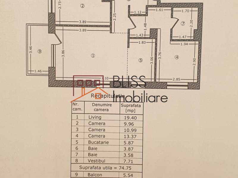 Apartment, 3 Bedrooms, Bucharest | Bliss Imobiliare / Photo 9 - BLISS Imobiliare