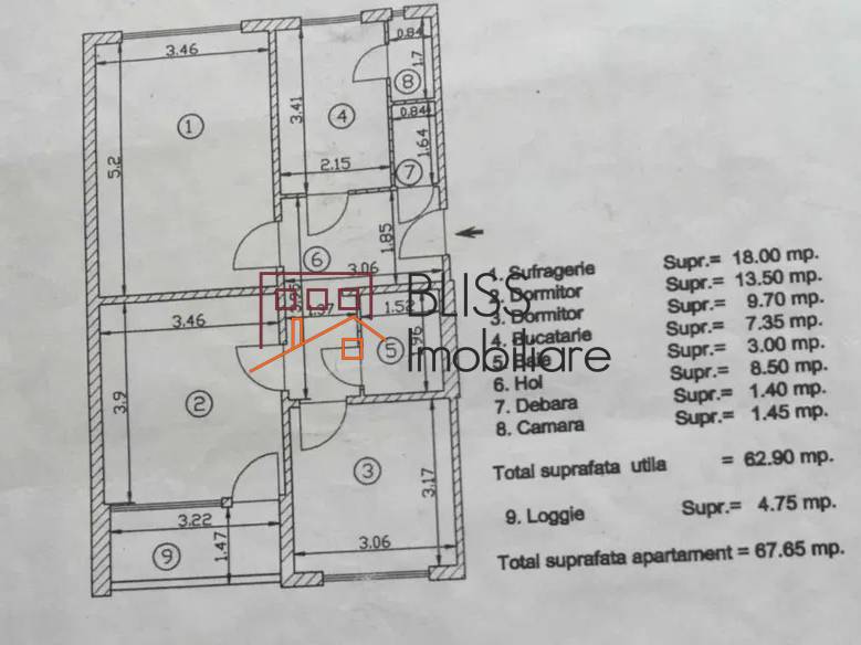 Apartment, 2 Bedrooms, Bucharest | Bliss Imobiliare / Photo 8 - BLISS Imobiliare