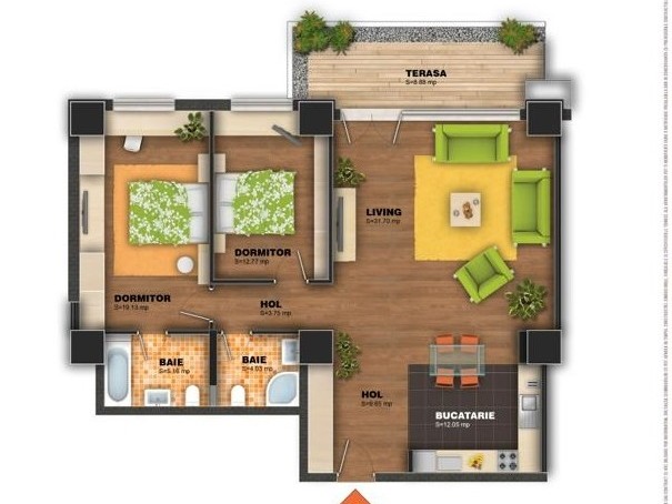 Apartament De 3 Camere Vita Bella Pipera | Bliss Imobiliare / Photo 31 - BLISS Imobiliare